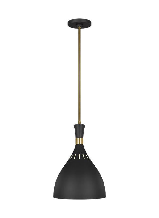 Visual Comfort Studio Ellen DeGeneres Joan Large Pendant in Midnight Black EP1151MBK