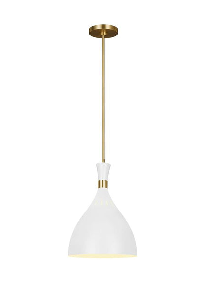 Visual Comfort Studio Ellen DeGeneres Joan Large Pendant in Matte White EP1151MWT