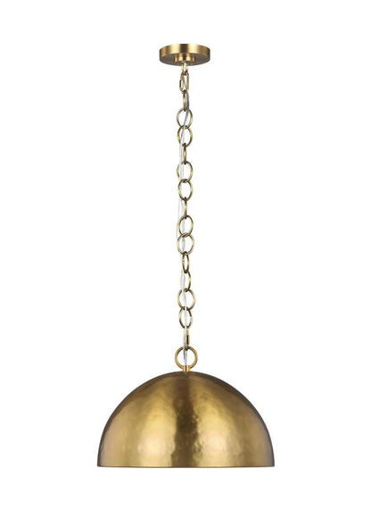 Visual Comfort Studio Ellen DeGeneres Whare Medium Pendant in Burnished Brass EP1241BBS