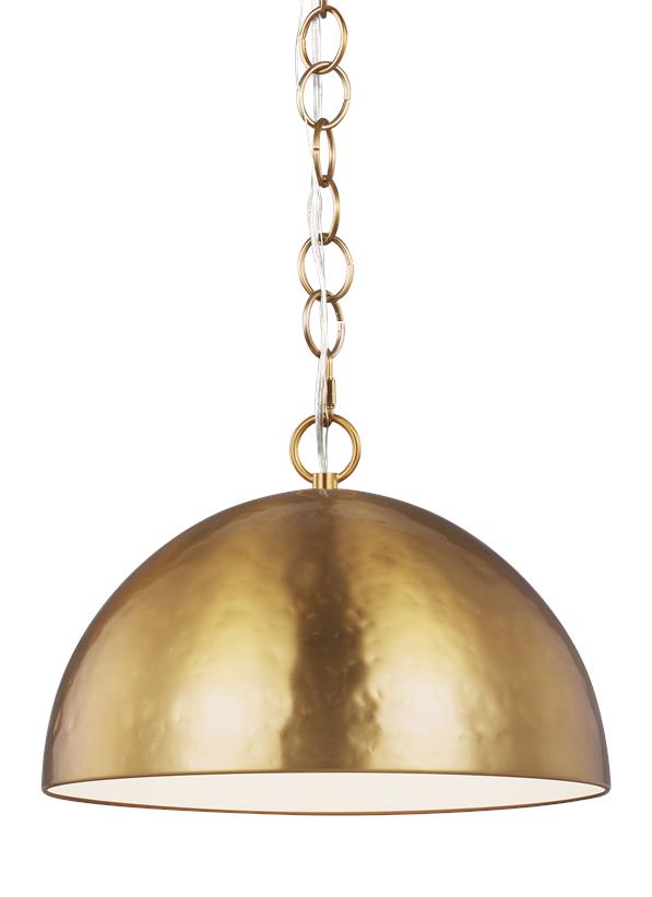 Visual Comfort Studio Ellen DeGeneres Whare Medium Pendant in Burnished Brass EP1241BBS