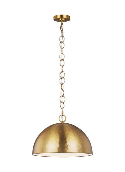 Visual Comfort Studio Ellen DeGeneres Whare Medium Pendant in Burnished Brass EP1241BBS