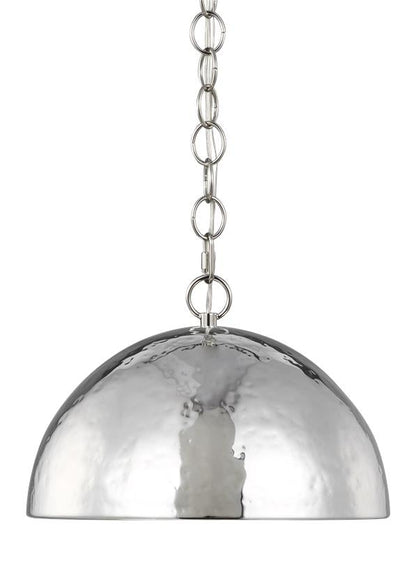 Visual Comfort Studio Ellen DeGeneres Whare Medium Pendant in Polished Nickel EP1241PN