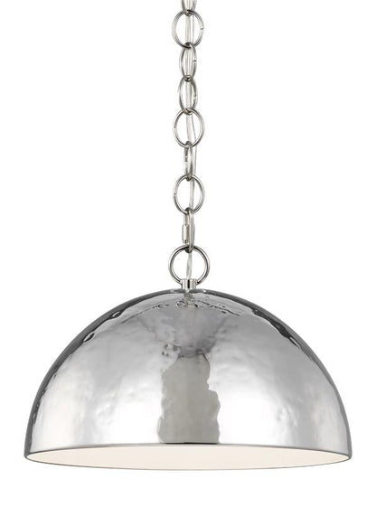 Visual Comfort Studio Ellen DeGeneres Whare Medium Pendant in Polished Nickel EP1241PN