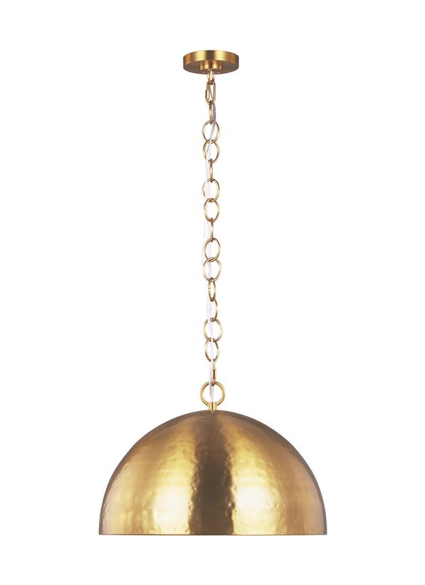 Visual Comfort Studio Ellen DeGeneres Whare Large Pendant in Burnished Brass EP1251BBS