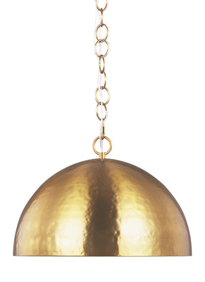 Visual Comfort Studio Ellen DeGeneres Whare Large Pendant in Burnished Brass EP1251BBS