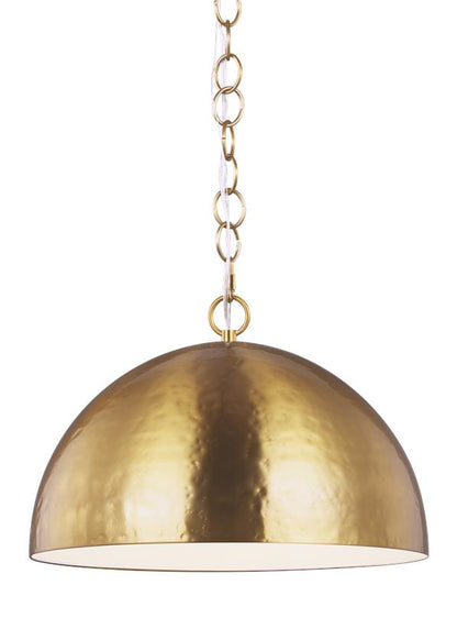 Visual Comfort Studio Ellen DeGeneres Whare Large Pendant in Burnished Brass EP1251BBS