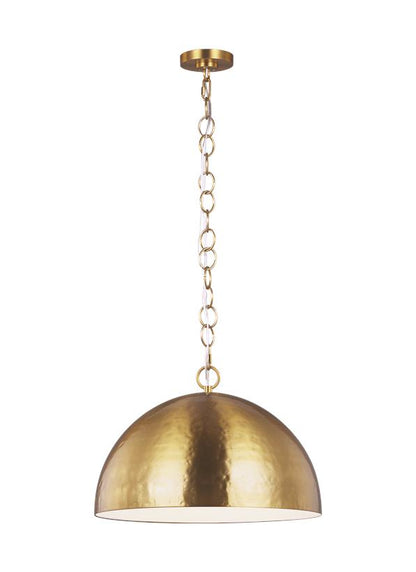 Visual Comfort Studio Ellen DeGeneres Whare Large Pendant in Burnished Brass EP1251BBS