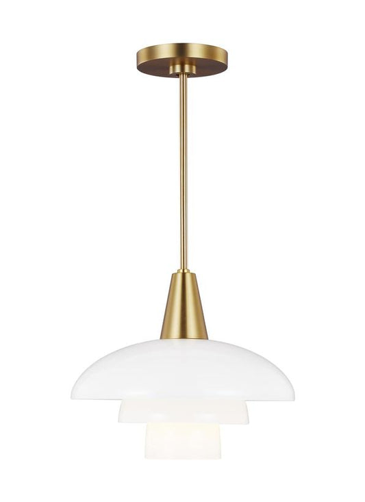 Visual Comfort Studio Ellen DeGeneres Rossie Pendant in Burnished Brass EP1271BBS