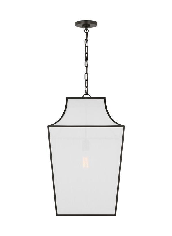 Visual Comfort Studio Ellen DeGeneres Arnio Large Pendant in Aged Iron EP1421AI