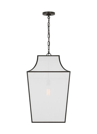 Visual Comfort Studio Ellen DeGeneres Arnio Large Pendant in Aged Iron EP1421AI