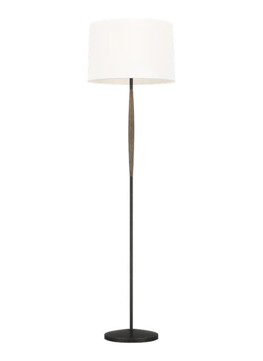 Visual Comfort Studio Ellen DeGeneres Ferrelli Floor Lamp in Weathered Oak Wood ET1101WDO1