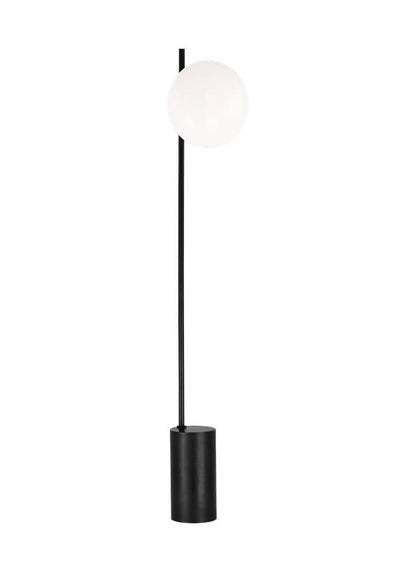 Visual Comfort Studio Ellen DeGeneres Lune Floor Lamp in Aged Iron ET1361AI1