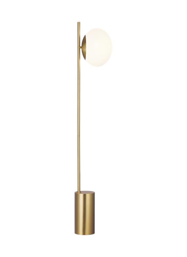 Visual Comfort Studio Ellen DeGeneres Lune Floor Lamp in Burnished Brass ET1361BBS1