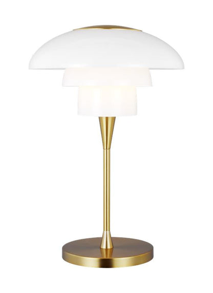 Visual Comfort Studio Ellen DeGeneres Rossie Table Lamp in Burnished Brass ET1381BBS1