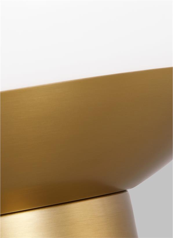 Visual Comfort Studio Ellen DeGeneres Lune Accent Lamp in Burnished Brass ET1471BBS1