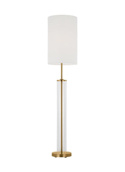 Visual Comfort Studio Ellen DeGeneres Leigh Medium Floor Lamp in Burnished Brass ET1481BBS1