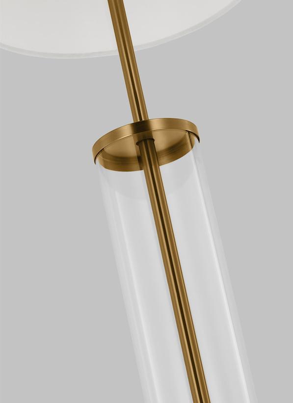 Visual Comfort Studio Ellen DeGeneres Leigh Medium Floor Lamp in Burnished Brass ET1481BBS1