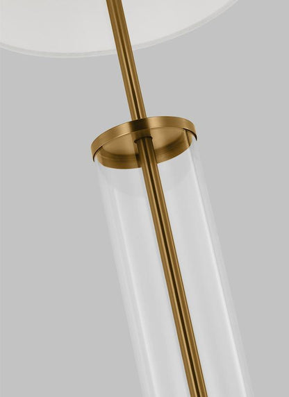 Visual Comfort Studio Ellen DeGeneres Leigh Medium Floor Lamp in Burnished Brass ET1481BBS1