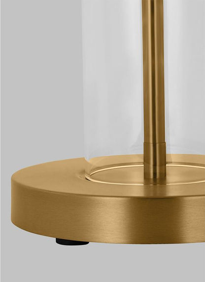 Visual Comfort Studio Ellen DeGeneres Leigh Medium Floor Lamp in Burnished Brass ET1481BBS1