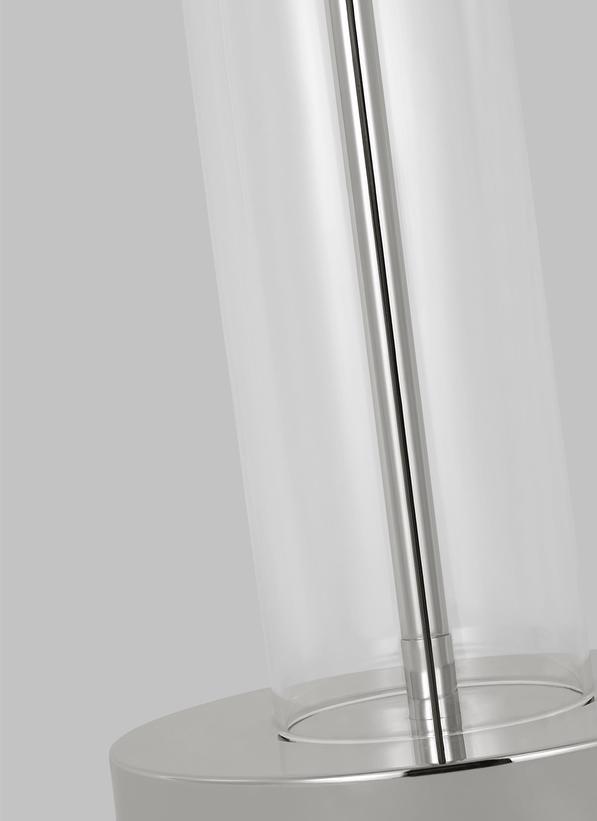 Visual Comfort Studio Ellen DeGeneres Leigh Medium Floor Lamp in Polished Nickel ET1481PN1