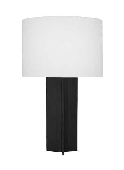 Visual Comfort Studio Ellen DeGeneres Bennett Medium Table Lamp in Aged Iron ET1491AI1