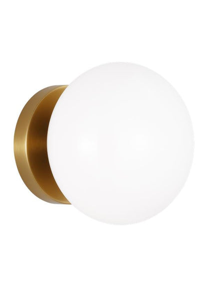 Visual Comfort Studio Ellen DeGeneres Lune Sconce in Burnished Brass EV1011BBS