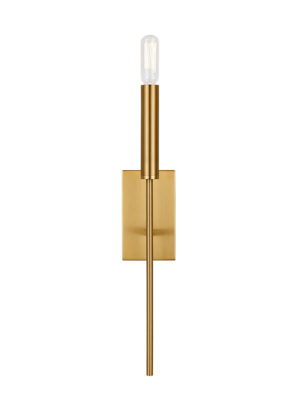 Visual Comfort Studio Ellen DeGeneres Brianna Tail Sconce in Burnished Brass EW1161BBS