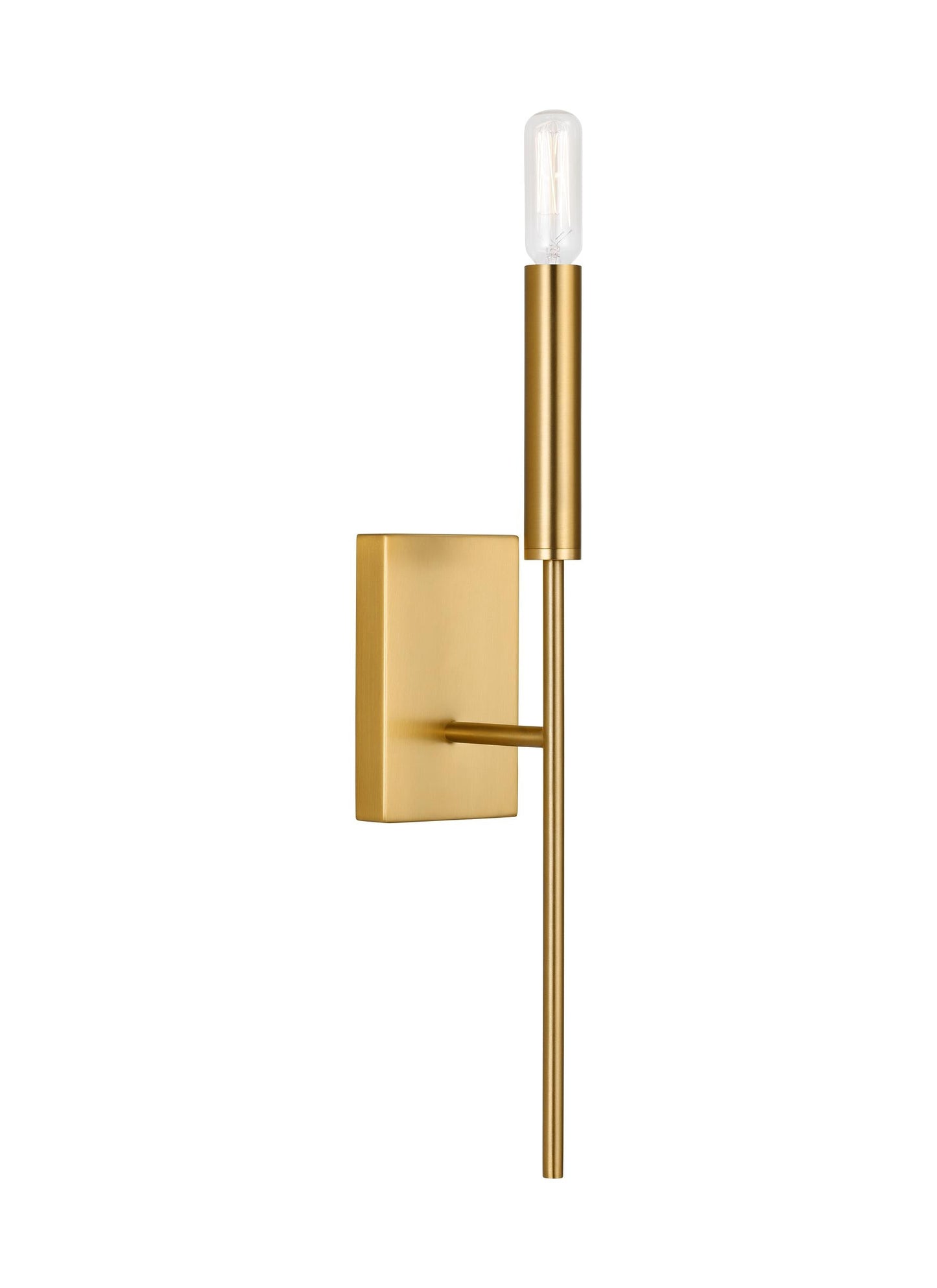 Visual Comfort Studio Ellen DeGeneres Brianna Tail Sconce in Burnished Brass EW1161BBS