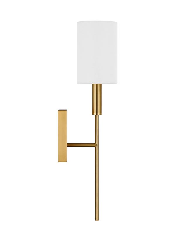 Visual Comfort Studio Ellen DeGeneres Brianna Tail Sconce in Burnished Brass EW1161BBS