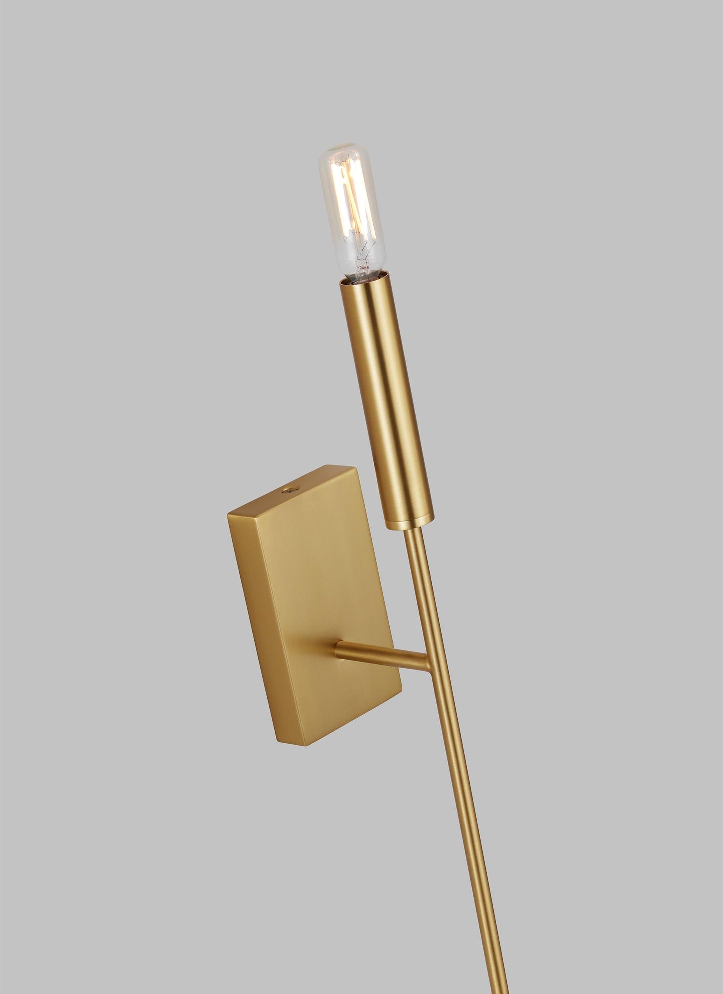 Visual Comfort Studio Ellen DeGeneres Brianna Tail Sconce in Burnished Brass EW1161BBS