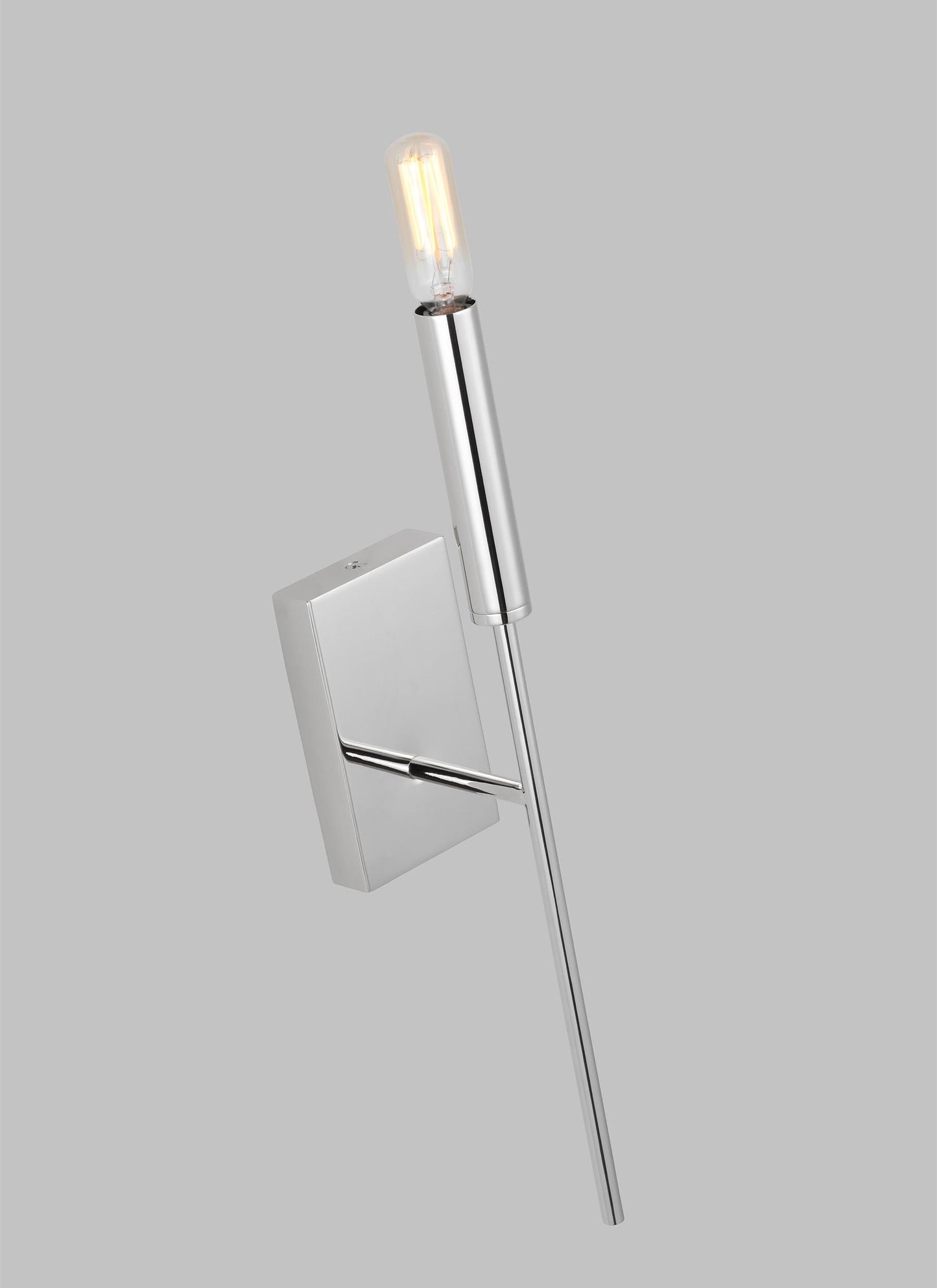 Visual Comfort Studio Ellen DeGeneres Brianna Tail Sconce in Polished Nickel EW1161PN