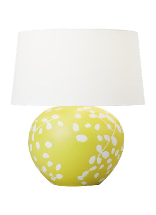 Visual Comfort Studio Hable Nan Table Lamp in Semi Matte Citron HT1011WLSMCT1