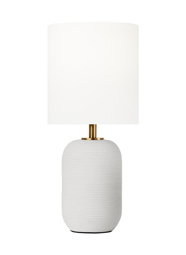 Visual Comfort Studio Hable Fanny Small Table Lamp in Matte White Ceramic HT1141MWC1