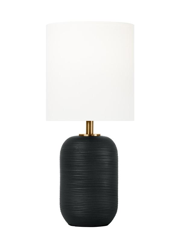 Visual Comfort Studio HableFanny Small Table Lamp in Rough Black CeramicHT1141RBC1