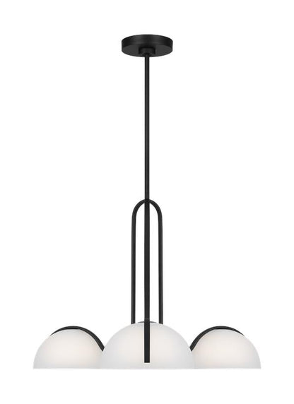 Visual Comfort Studio Kelly Wearstler Nido Medium Chandelier in Midnight Black KC1133MBK