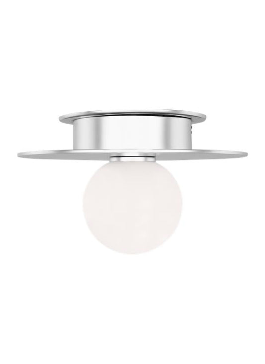 Visual Comfort Studio Kelly Wearstler Nodes Small Flush Mount in Polished Nickel KF1001PN