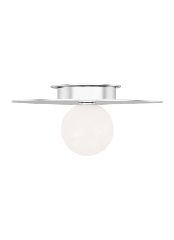 Visual Comfort Studio Kelly Wearstler Nodes Medium Flush Mount in Polished Nickel KF1011PN