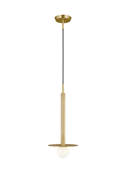 Visual Comfort Studio Kelly Wearstler Nodes Short Pendant in Burnished Brass KP1001BBS