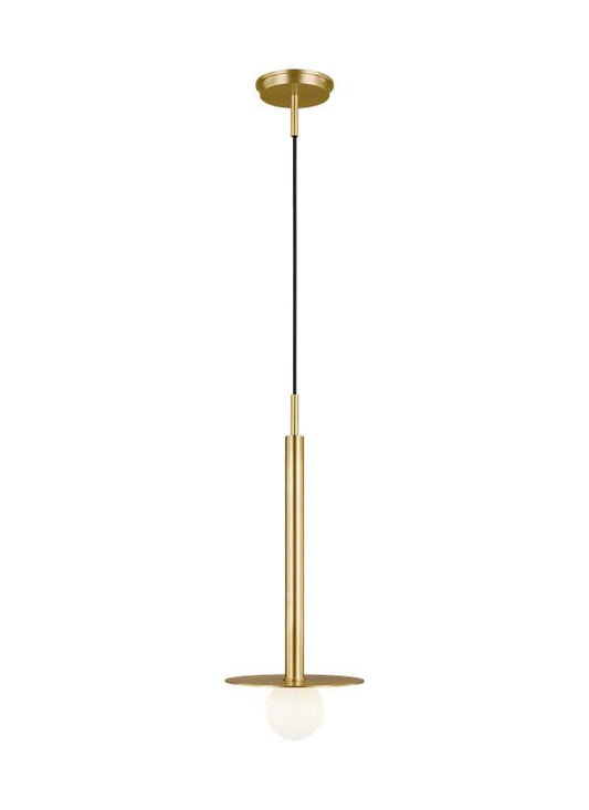 Visual Comfort Studio Kelly Wearstler Nodes Short Pendant in Burnished Brass KP1001BBS