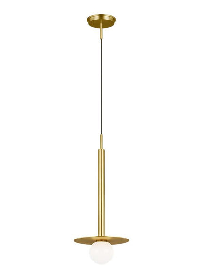 Visual Comfort Studio Kelly Wearstler Nodes Short Pendant in Burnished Brass KP1001BBS