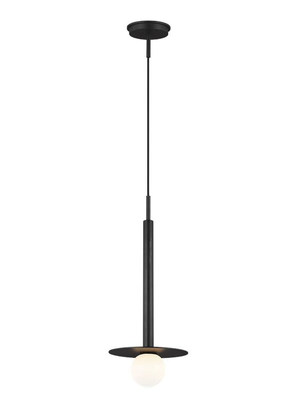 Visual Comfort Studio Kelly Wearstler Nodes Short Pendant in Midnight Black KP1001MBK