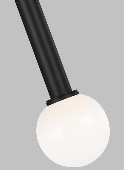 Visual Comfort Studio Kelly Wearstler Nodes Short Pendant in Midnight Black KP1001MBK