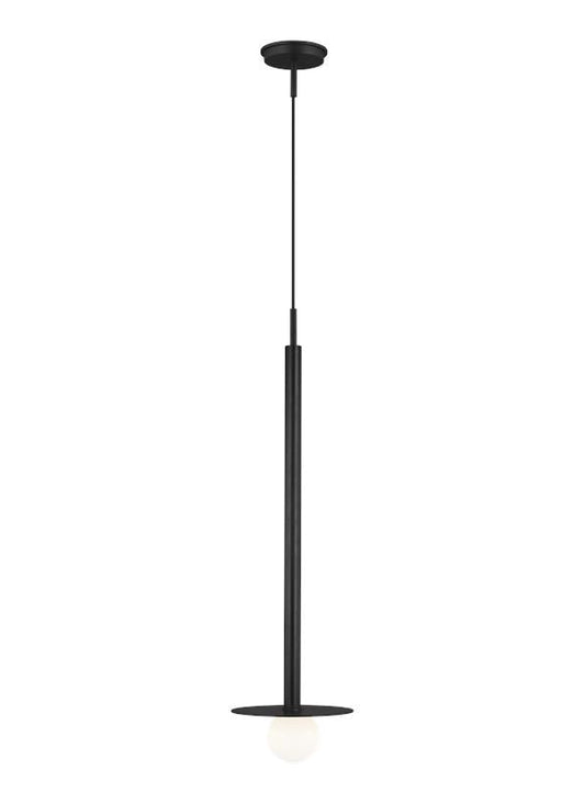 Visual Comfort Studio Kelly Wearstler Nodes Tall Pendant in Midnight Black KP1011MBK