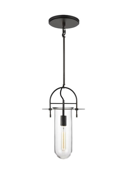 Visual Comfort Studio Kelly Wearstler Nuance Medium Pendant in Aged Iron KP1021AI