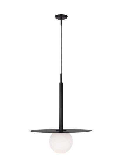 Visual Comfort Studio Kelly Wearstler Nodes Large Pendant in Midnight Black KP1141MBK