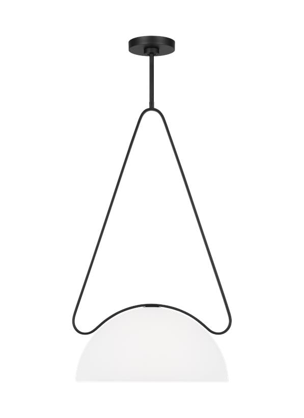 Visual Comfort Studio Kelly Wearstler Nido Large Pendant in Midnight Black KP1161MBK