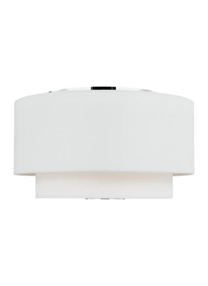 Visual Comfort Studio kate spade new york Sawyer Flush Mount in Polished Nickel KSF1043PN