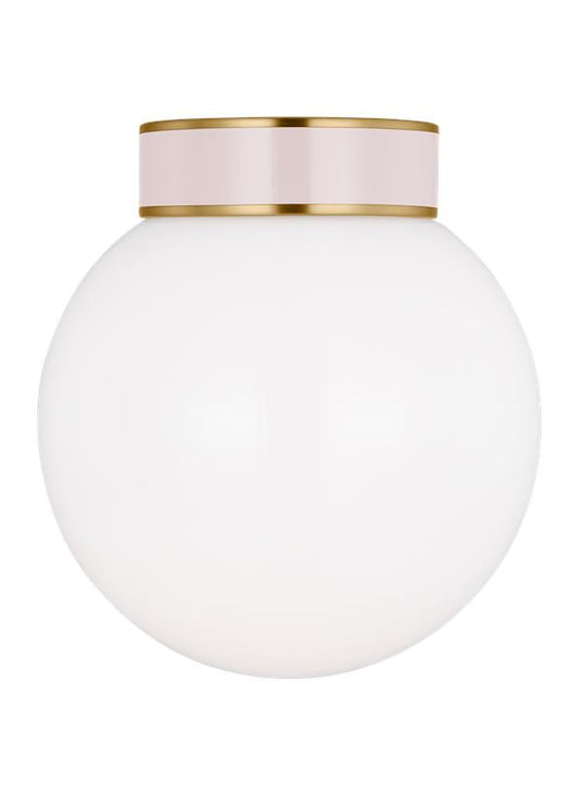 Visual Comfort Studio kate spade new york Monroe Small Flush Mount in Burnished Brass KSF1051BBSBLH