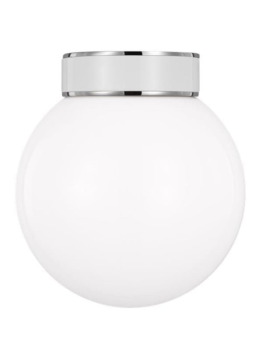 Visual Comfort Studio kate spade new york Monroe Semi Flush Mount in Polished Nickel KSF1051PNGW