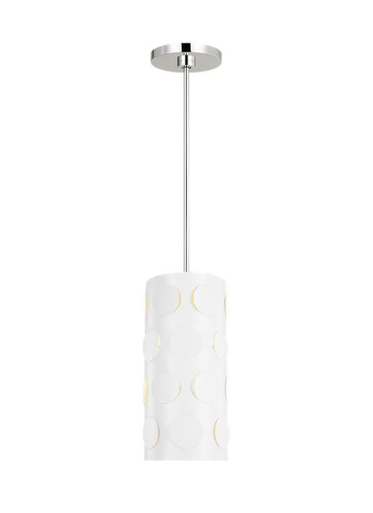 Visual Comfort Studio kate spade new york Dottie Small Pendant in Polished Nickel KSP1011PN